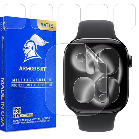 1. ArmorSuit MilitaryShield Apple Watch Screen Protector