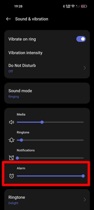 1. Check the volume and alarm sound