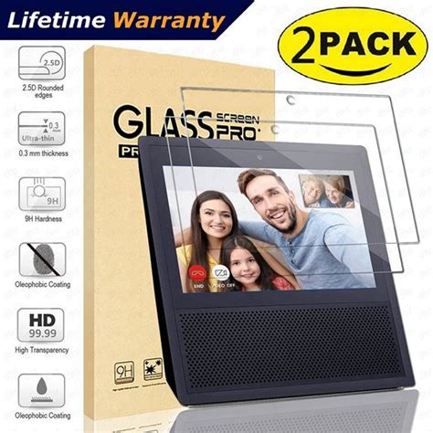 1. DHZ Tempered Glass Echo Show Screen Protector