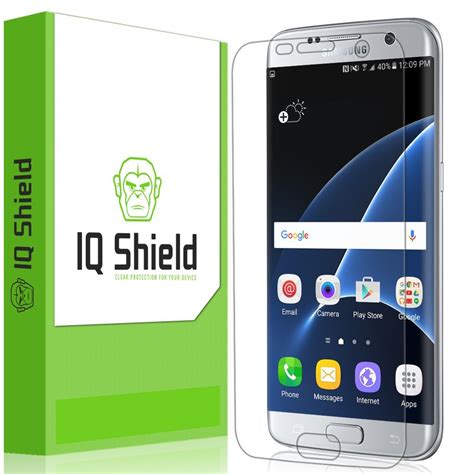 1. IQ Shield LiQuidSkin Clear Screen Protector for Galaxy S7 Edge