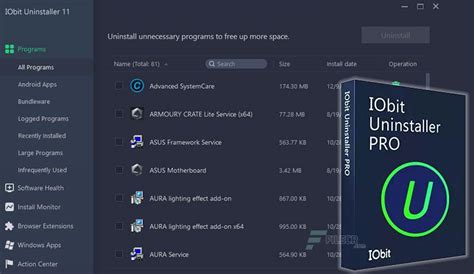 1. Iobit Uninstaller