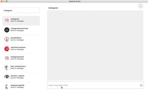 1. Sending Instagram DM Online on Windows PC