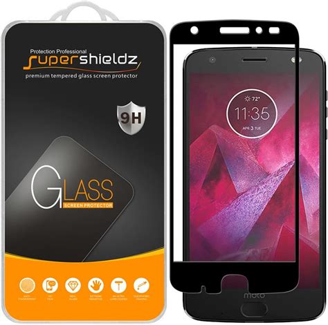 1. Supershieldz Tempered Glass Screen Protector For Moto Z2 Force