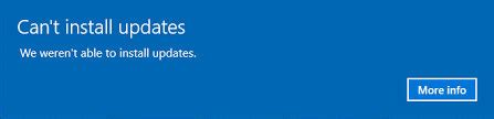 1. Windows 10 Can’t Install Windows Updates