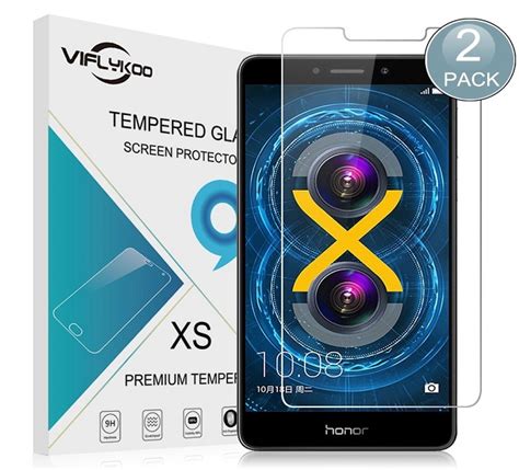 1.VIFLYKOO Glass Screen Protector for Honor 6X