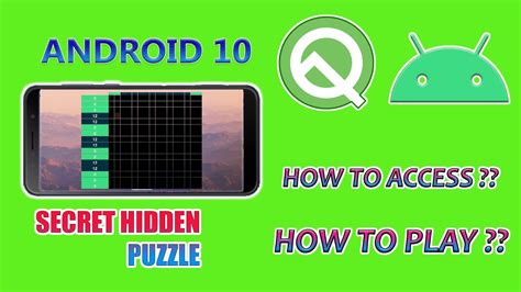 Access Android 10 Easter Egg Puzzle