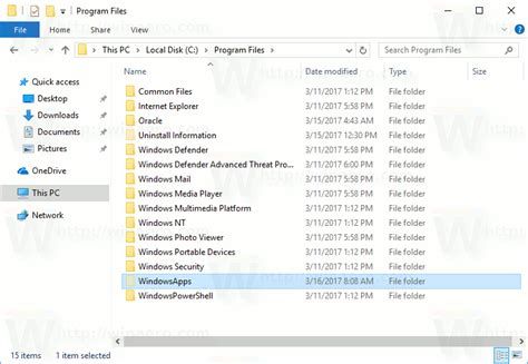 Access WindowsApps Folder on Windows 10
