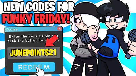 Active Funky Friday codes