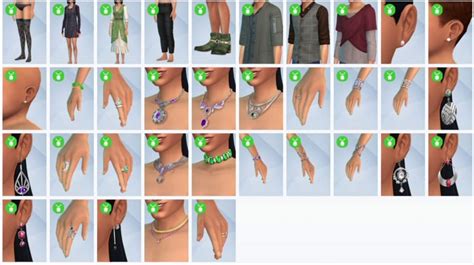 All Crystal Creations Create A Sim items