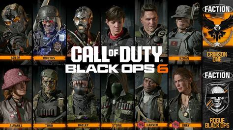 All Operators in Black Ops 6
