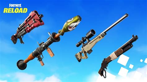 All new weapons in Fortnite OG Reload