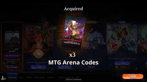 All working MTG Arena codes