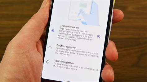 Android Q Navigation Gesture in Action