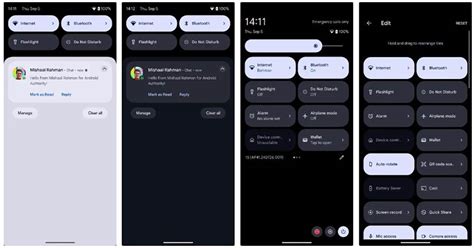 Android Q Notifications Panel Redesign