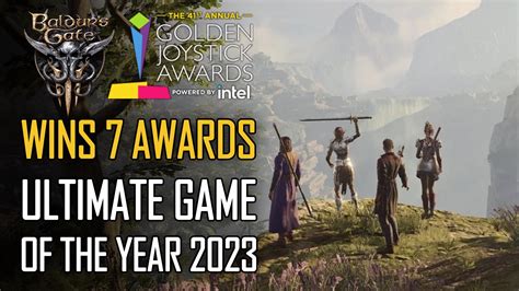 Baldur’s Gate 3 Wins 7 Golden Joystick Awards Including Ultimate GOTY