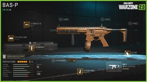 Best BAS-P loadout in Warzone 2