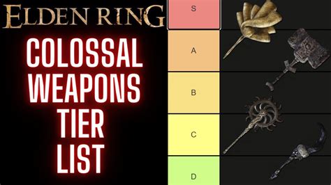 Best Colossal Weapon in Elden Ring – Ranking All 15 Colossal Weapons