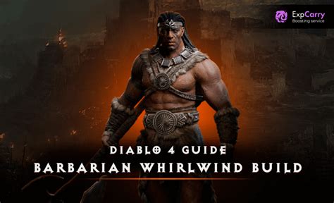 Best Diablo 4 Whirlwind Barbarian build
