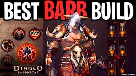 Best Diablo Immortal Barbarian build