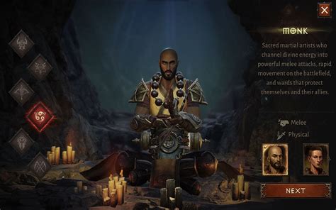 Best Diablo Immortal Monk builds