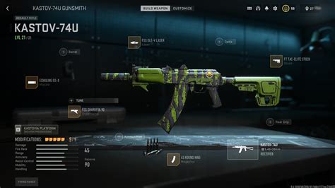 Best Kastov-74U loadout in Modern Warfare 2