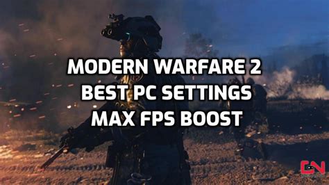 Best PC settings on MW2 for max FPS