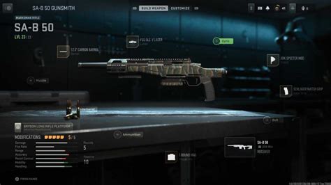 Best SA-B 50 loadout in Modern Warfare 2