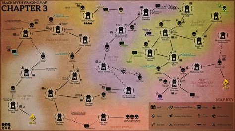 Black Myth Wukong Chapter 3 map