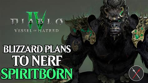 Blizzard Plans to Nerf Spiritborn Class in Diablo IV’s Next Season