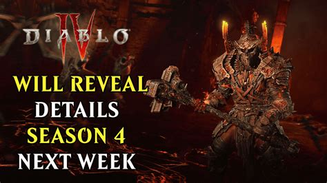 Blizzard Will Reveal Details of Diablo IV’s Season 4 on March 20th