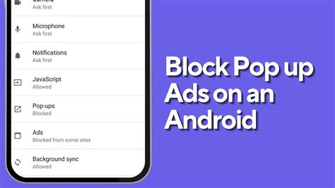 Block Pop-up Ads on Android