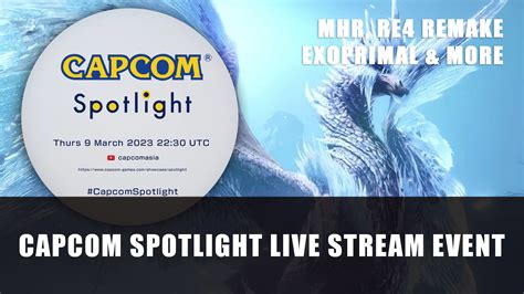 Capcom Spotlight Live Stream Event to Feature Resident Evil 4 Remake, Monster Hunter Rise and More