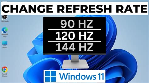 Change Your Monitor’s Refresh Rate on Windows 11
