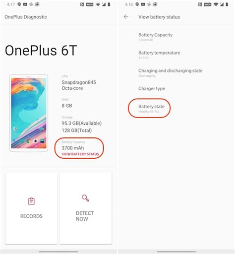 Check Battery Health on OnePlus Devices