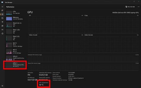 Check the GPU Temperature via Windows Task Manager