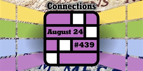 Connections hints for Friday 23rd August
