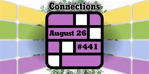 Connections hints for Thursday 22nd August