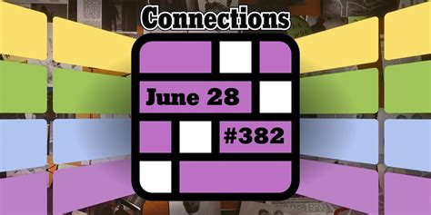 Connections words on Saturday, June 1