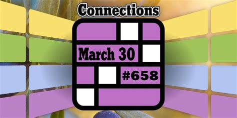 Connections words on Saturday, March 30