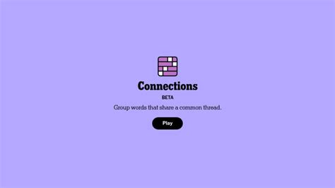 Connections words on Thursday, March 21