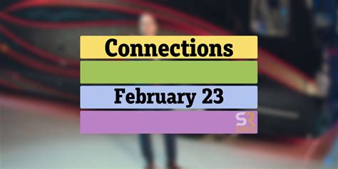 Connections words on Tuesday, April 23