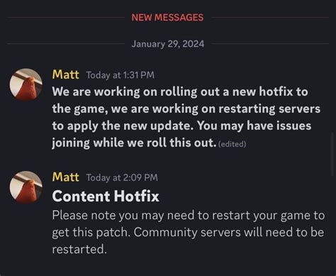 Content Warning April 5 hotfix patch notes