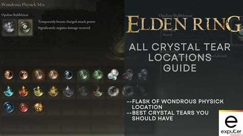 Crystal Tear Locations