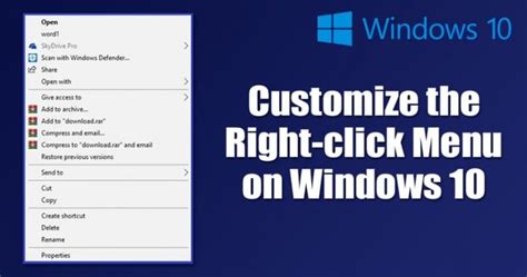 Customize the Right-click Menu on Windows 10 with ShellExView