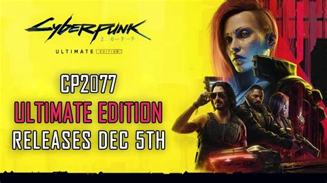 Cyberpunk 2077 Ultimate Edition Releases December Includes Phantom Liberty