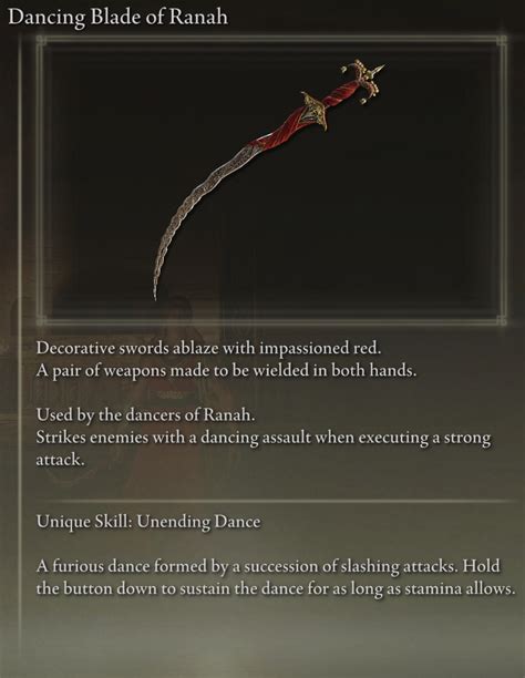 Dancing Blade Of Ranah location