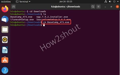 Delete a File Using File Manager in Linux