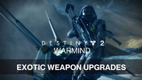 Destiny 2 Plans for Exotic Weapon Upgrades