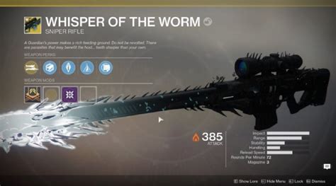 Destiny 2 Whisper of the Worm return date