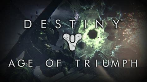 Destiny Details Age of Triumph Activities